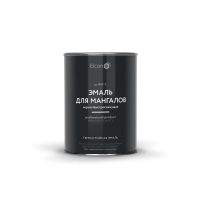 Эмаль термостойкая для мангалов черная (до 1000ºс) 0,8 кг (1/12) "ELCON"