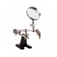 Купить Держатель "Третья рука" 2 зажима, лупа (1/10/20) "REXANT" 12-0251