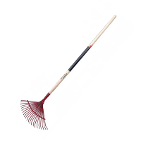 Купить Грабли веерные пластинчатые 22 зуба с дерев. черенком (1/5) гв-л "Агросоната"