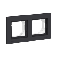 Купить Рамка "ATLASDESIGN AQUA" 2-х местн. универс., карбон (1/5/10) "SCHNEIDER"