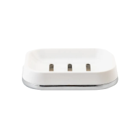 Купить Мыльница "GLOSS" пласт. (белый) (1/12) "Аквадекор" ATTP-1901WH-04