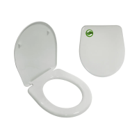 Купить Сиденье для унитаза "Лира" белое (1/12) "Инкоэр" и - сиденье-лира-голубоватобелый р