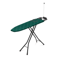 Купить Доска гладильная "HAUSHALT BRUNA" (BRILLIANT EMERALD) 122 х 34 см (1/3) металл тефлон "Ника" вRт/ве