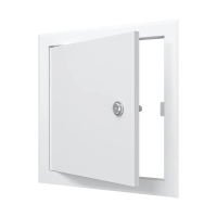 Купить Люк-дверца ревизионная 360 х 360 мм с фланцем и замком, метал.(1/11) "EVECS" лт3030мзп