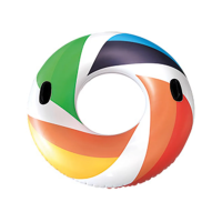 Купить Круг надувной для плавания "Цветное колесо" D-118 см с ручками (1/12) "ECOS" SC-51