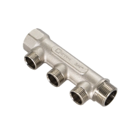 Купить Коллектор 3/4" х 1/2" 3 выхода (наружная резьба) (1/40) "Стм"