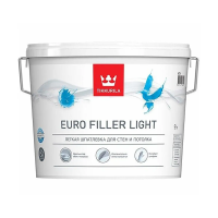 Купить Евро филлер лайт KTA  9 л (1) шпаклевка легкая "Тиккурила"