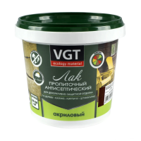 Лак акриловый пропиточный с антисептиком палисандр  0,9 кг (1/6)  "Вгт"