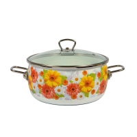 Купить Кастрюля эмалиров. "FERNANDA" белосн. 3 л (1/4) "VITROSS"  1SA205S