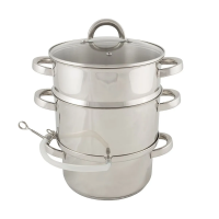 Купить Соковарка нержав. JM-22/6L 6 л, 3 чаши, стекл. крышка (1/2) "MALLONY"