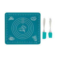 Купить Набор для выпечки "CLASSICA" силикон. 3 предм. (кисточка, лопатка, коврик) (1/48/96) "MALLONY"