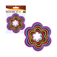 Купить Формы кулинарные пласт. "Цветок" набор 6 шт. (1/12/144) "Мультидом" MS8-85