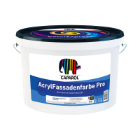 Краска фасадная "ACRYL FASSADENFARBE PRO" база 1 (белая) 10 л (1) "CAPAROL"