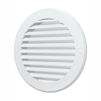 Купить Решетка вентиляц. круглая с сеткой D 186 мм с фланцем D150 (1/40) "Эра" 15ркс