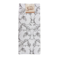 Купить Полотенце 45*70 см рогожка с каймой, вензеля (1/100) "SONNET"