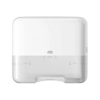 Купить Диспенсер-мини для листовых полотенец сложения ZZ и C, белый, пласт. (1) "TORK"