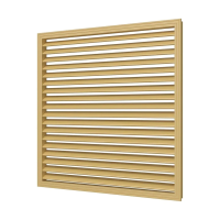 Купить Экран декоративный на радиатор пласт. 600 х 600 мм бежевый (1/5) "Эра" п6060р беж