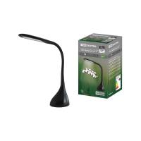 Купить Лампа настольная светодиод. сн-16, 7вт 220в 5000к, сенсор-диммер, черная (1/6) TDM SQ0337-0093