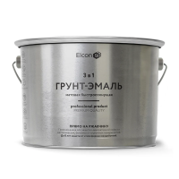 Грунт-эмаль по ржавчине 3 в 1 матовая бежевая 2 кг (1/4) "ELCON"