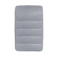 Купить Набор ковриков для ванной "Велюр" 50*80 + 40*60 см (светло-серый) (1/10) 7193-light-grey