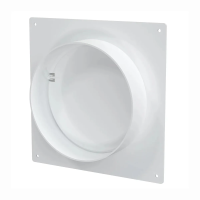 Купить Площадка торцевая 165 х 150 мм фланец D125 соединит. с обрат.клапаном, пласт (1/28)  "Эра" 12,5SKNPO