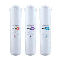Купить Фильтр для воды (комплект сменных модулей для системы очистки) PRO1-PRO100-PROMG (1/3) "Аквафор"