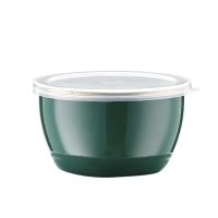 Купить Миска эмалиров. "SOLO" 2,4 л, 18 см пласт. крышка (1/4) "METROT"