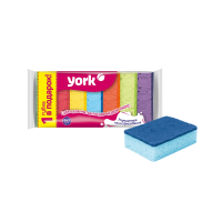 Купить Губки для посуды "Колор люкс" упак. 6+1 шт. (1/16) "YORK"