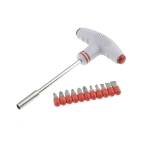 Купить Отвертка т-образная + 11 бит, эргономич. ручка (1/50) "MATRIX"