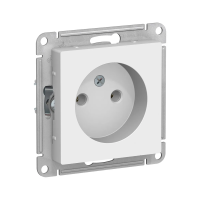 Купить Розетка "ATLASDESIGN" 1 местн. (механизм) 16а, белый (1/20/160) "SCHNEIDER"