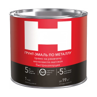 Грунт- эмаль по ржавчине 3 в 1 "H" зеленая 1,9 кг (1/6) 200419