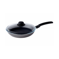 Купить Сковорода антипригарн. "DISCOVERY" стекл. крышка 24 см съемная ручка (1/8) "SCOVO"