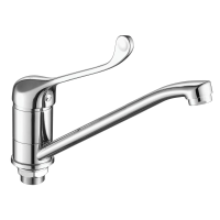 Купить Смеситель для умывальника локтевой A4954, хром (1/10) "FASHUN"