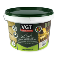 Лак акриловый пропиточный с антисептиком белый  2,2 кг (1/4)  "Вгт"