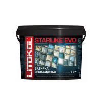 Купить Затирка эпоксидная 2-х комп. "STARLIKE EVO" S.102 BIANCO GHIACCIO, ведро 5 кг (1) LITOKOL