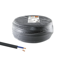 Купить Провод ввгмб-п нг(а)-LS 2 х 2,5 мм² 220/380 (бухта 50 м) черный (1) народный SQ0117-1310