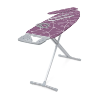 Купить Доска гладильная "Ника 10+" (линии на сливовом) 122 х 40 см (1/3)  металл тефлон "Ника" нт10+/10