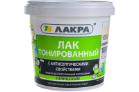 Лак в/д тонированный 0,9кг Бесцветный Лакра