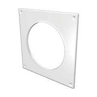 Купить Накладка торцевая 170 х 170 мм для канала D125 пластик (1/250) "Эра" 12,5нкп