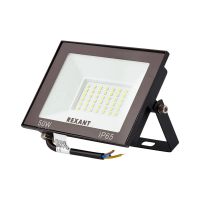 Купить Прожектор светодиодный 50 вт 4000 лм 4000 K (черный) (1/20) "REXANT" 605-033