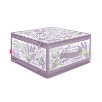 Купить Кофр для хранения "LAVANDE" 30*28*15 см с застёжкой-молнией (1/24) "VALIANT" LV-ZIP-M