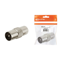 Купить Переходник для TV штекер TV - штекер TV (1/100/2500) TDM SQ1809-0014