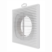 Купить Решетка вентиляц. разъемная  209 х 209 мм с фланцем D125 (1/30) "Эра" 2121п12ф