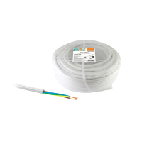 Купить Провод пвсмб 3 х 2,5 мм² (бухта 10 м) белый (1/8) народный SQ0118-0608