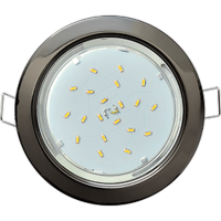 Купить Светильник встроенный Ecola GX53-H4 38x106 Черный хром