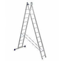 Купить Лестница-стремянка 2 секции по 12 ступеней (1) "Алюмет"