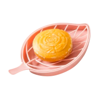 Купить Мыльница "Листок" пласт. (голубой) (1/24/48) "Рыжий кот"