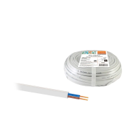 Купить Шнур шввпмб 2 х 0,75 мм² (бухта 10 м) белый (1) народный SQ0120-0152