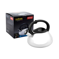 Купить Чайник нержав. 3 л со свистком, полиров. (1/6) "MALLONY" MAL-109