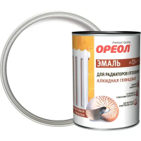 Эмаль Акриловая д/радиаторов ОРЕОЛ Empils  матовая белая 1.1кг